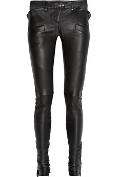 balmain-stretch-leather-skinny-pants